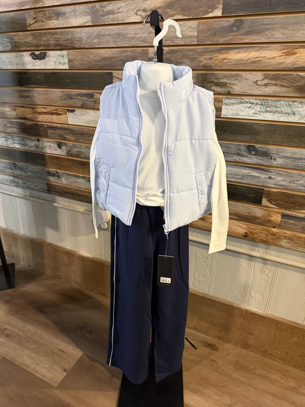 Puffer Vest 3 Piece Set