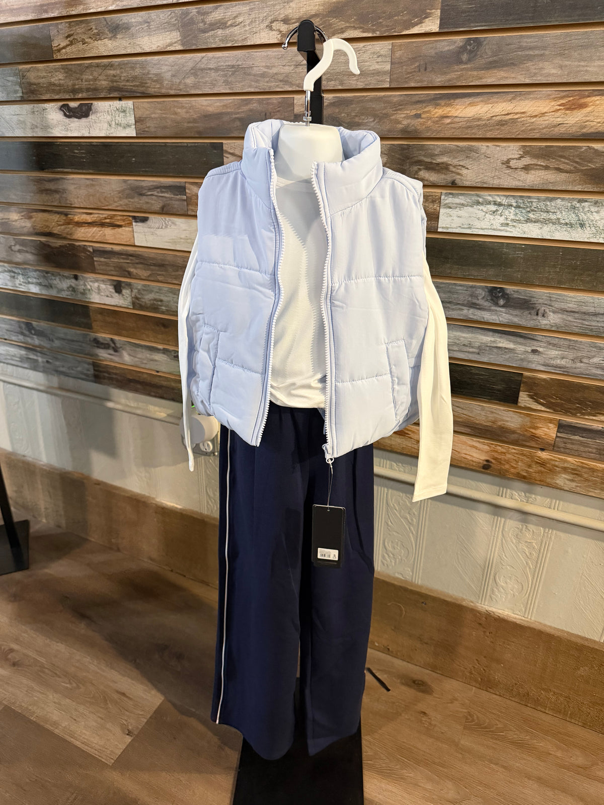 Puffer Vest 3 Piece Set