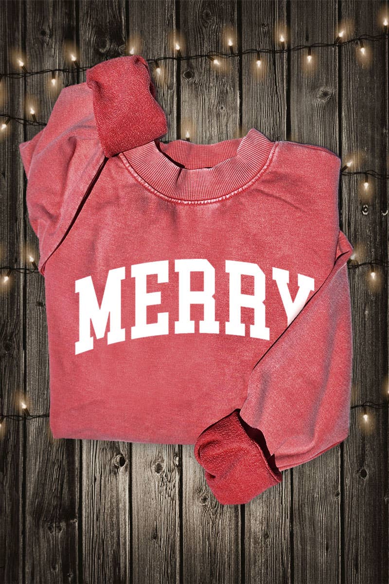 MERRY MINERAL GRAPHIC SWEATSHIRTS