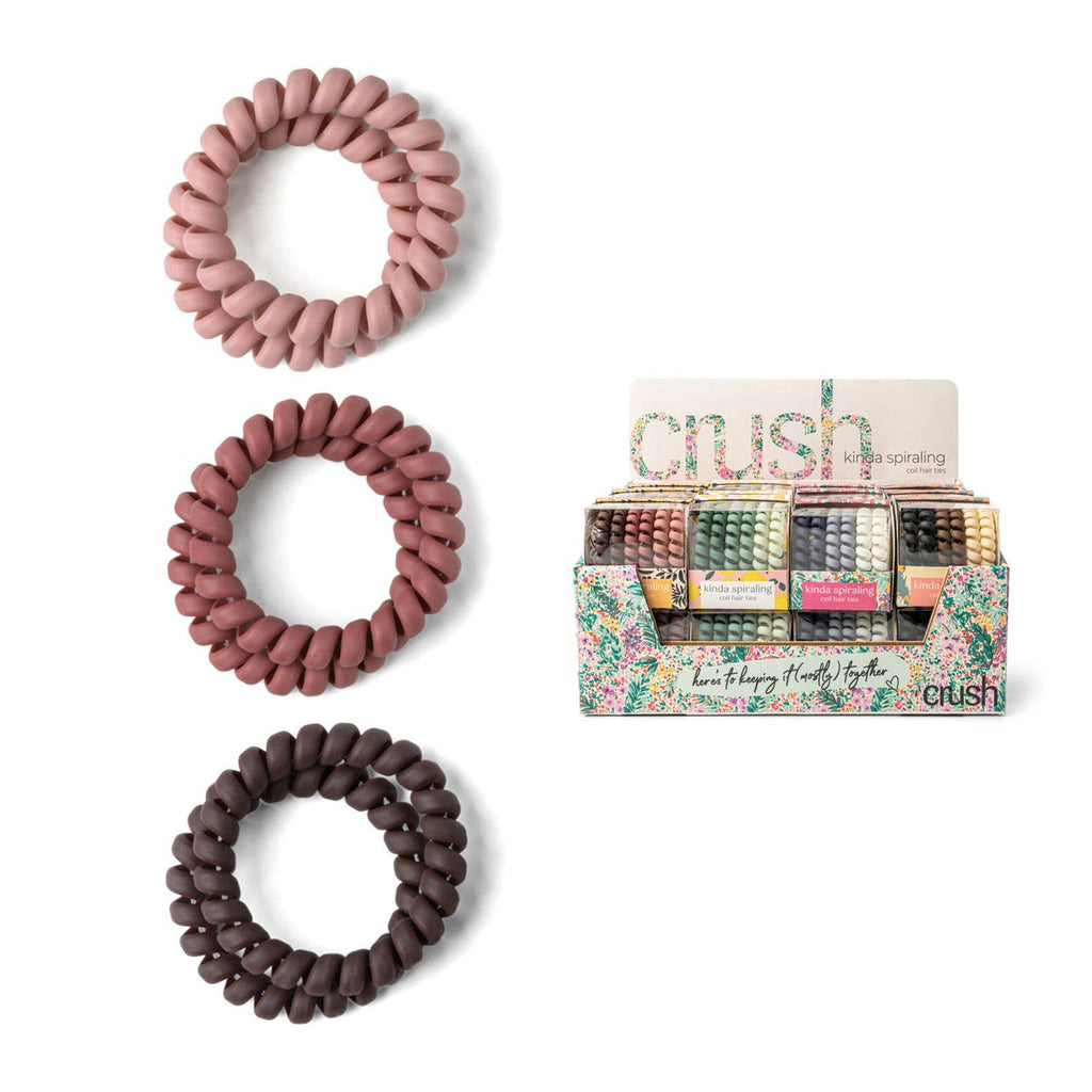 Crush Spiraling Coil Hair Ties