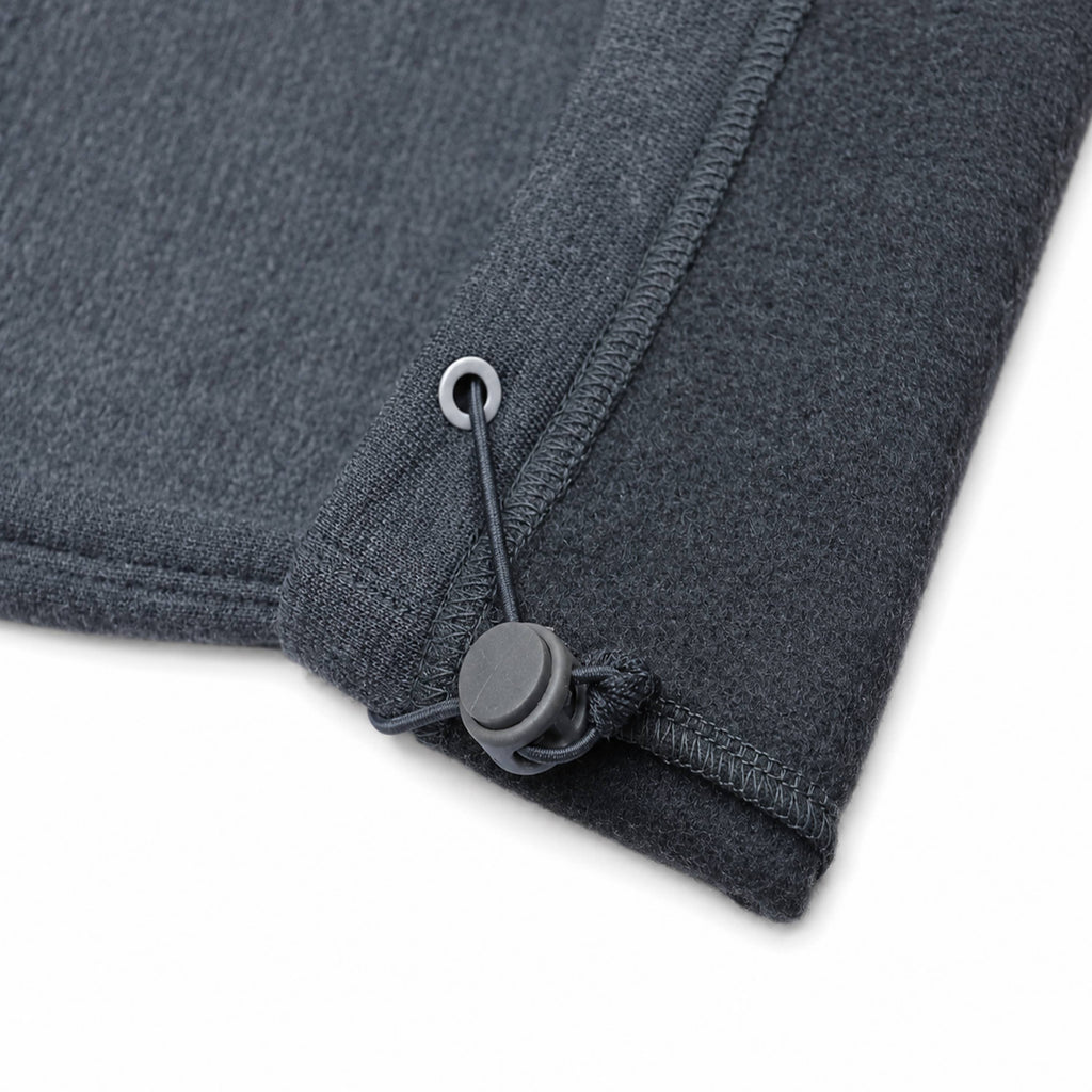 Men'S Open-Bottom Fleece Sweatpants With Adjustable Hem