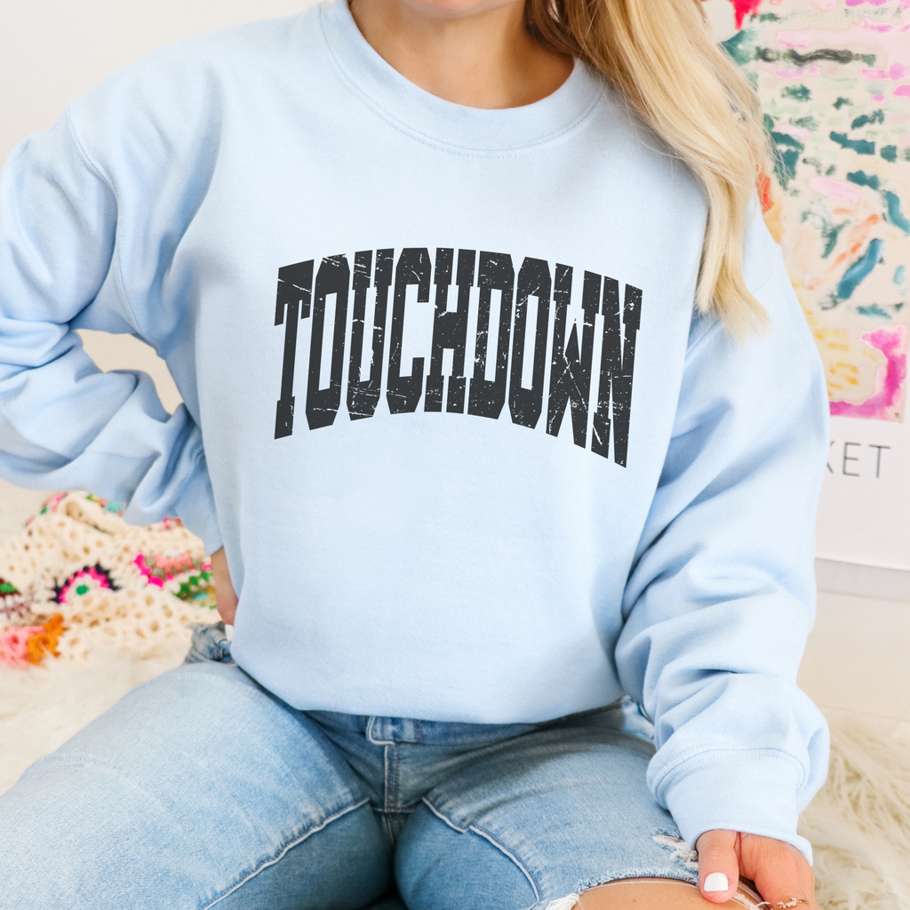 Varsity Touchdown Sweatshirt | Football Season Crewneck