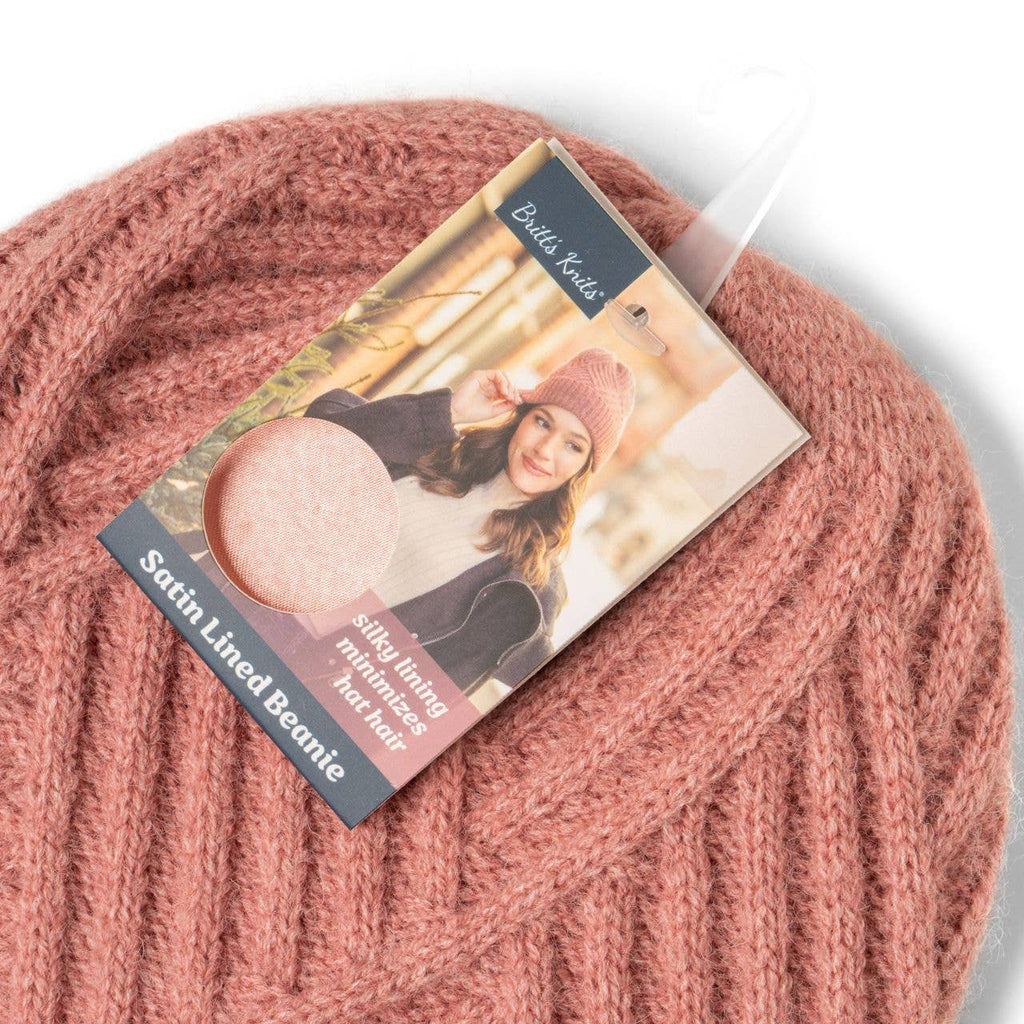 Britt’s Knits Satin Lined Beanie Open Stock