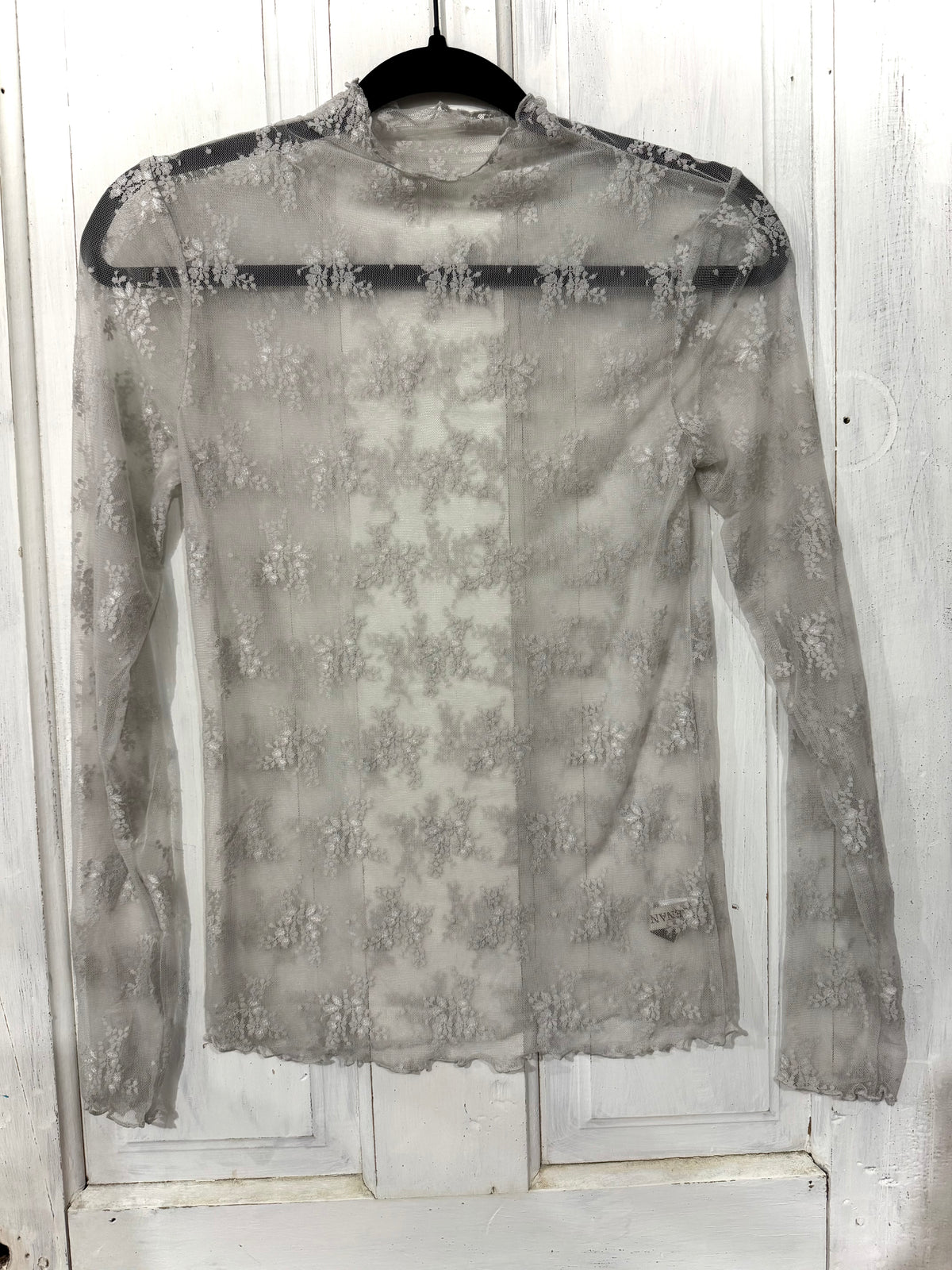 Lace see through top