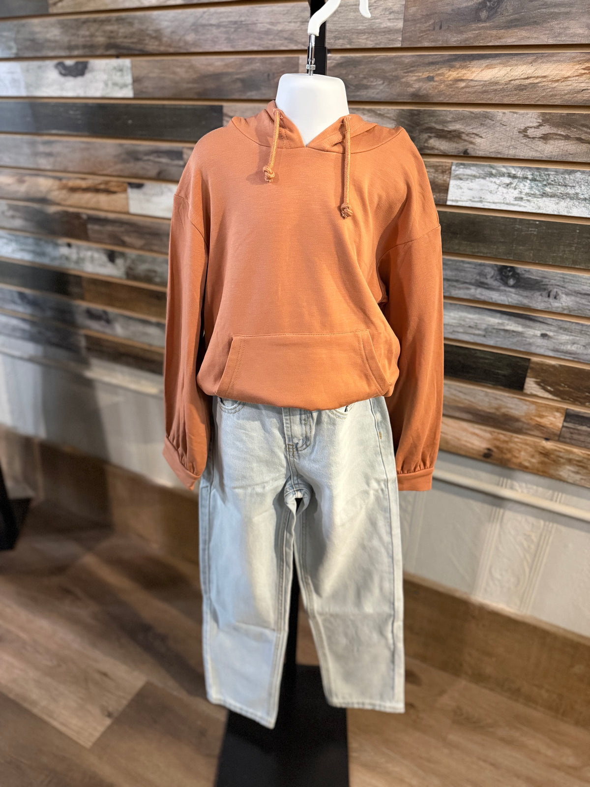 Long Sleeve Hooded Pocket Sweater
