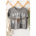Wanted And Wild Graphic Crop Top