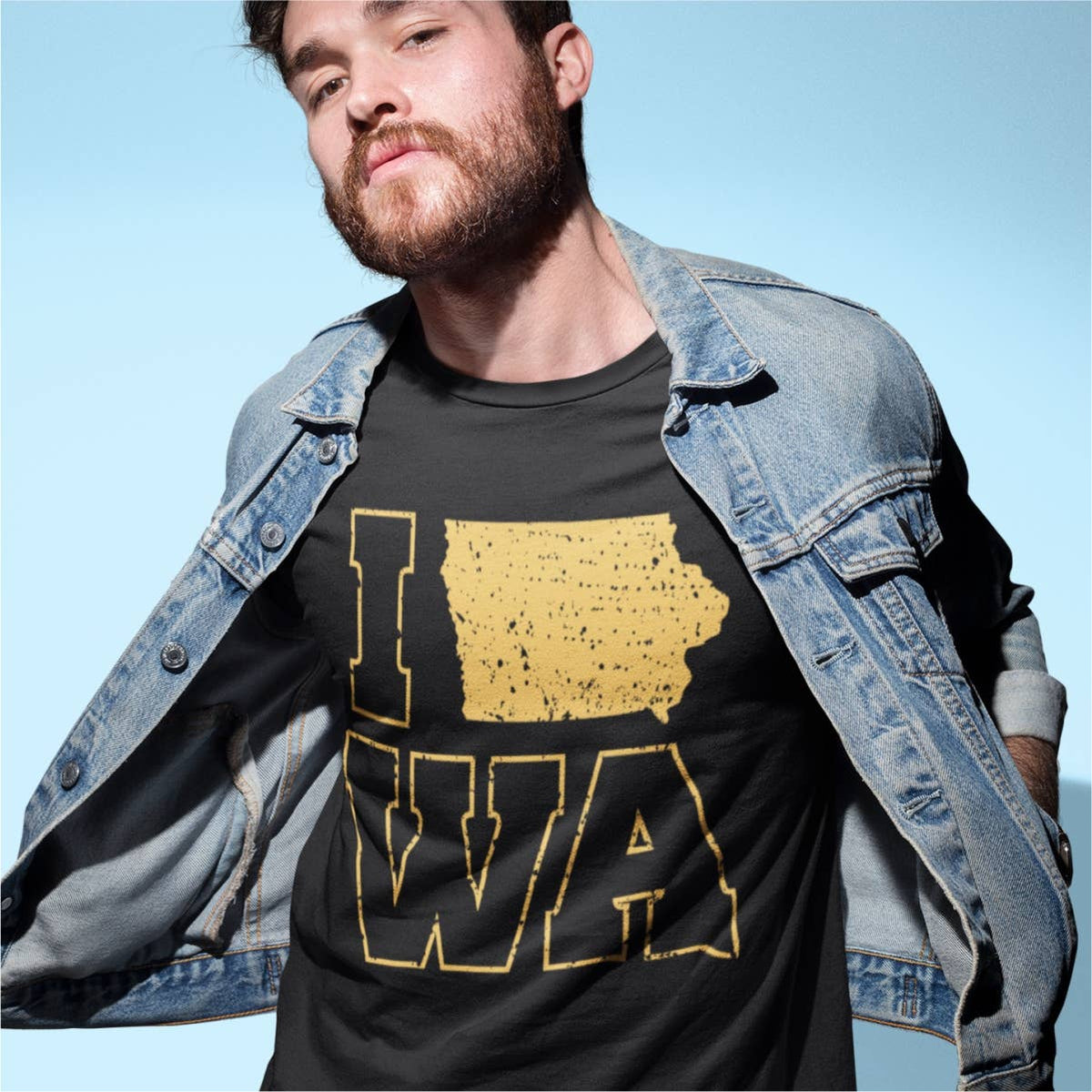 Iowa Grit Graphic Tee | Gold | Midwest