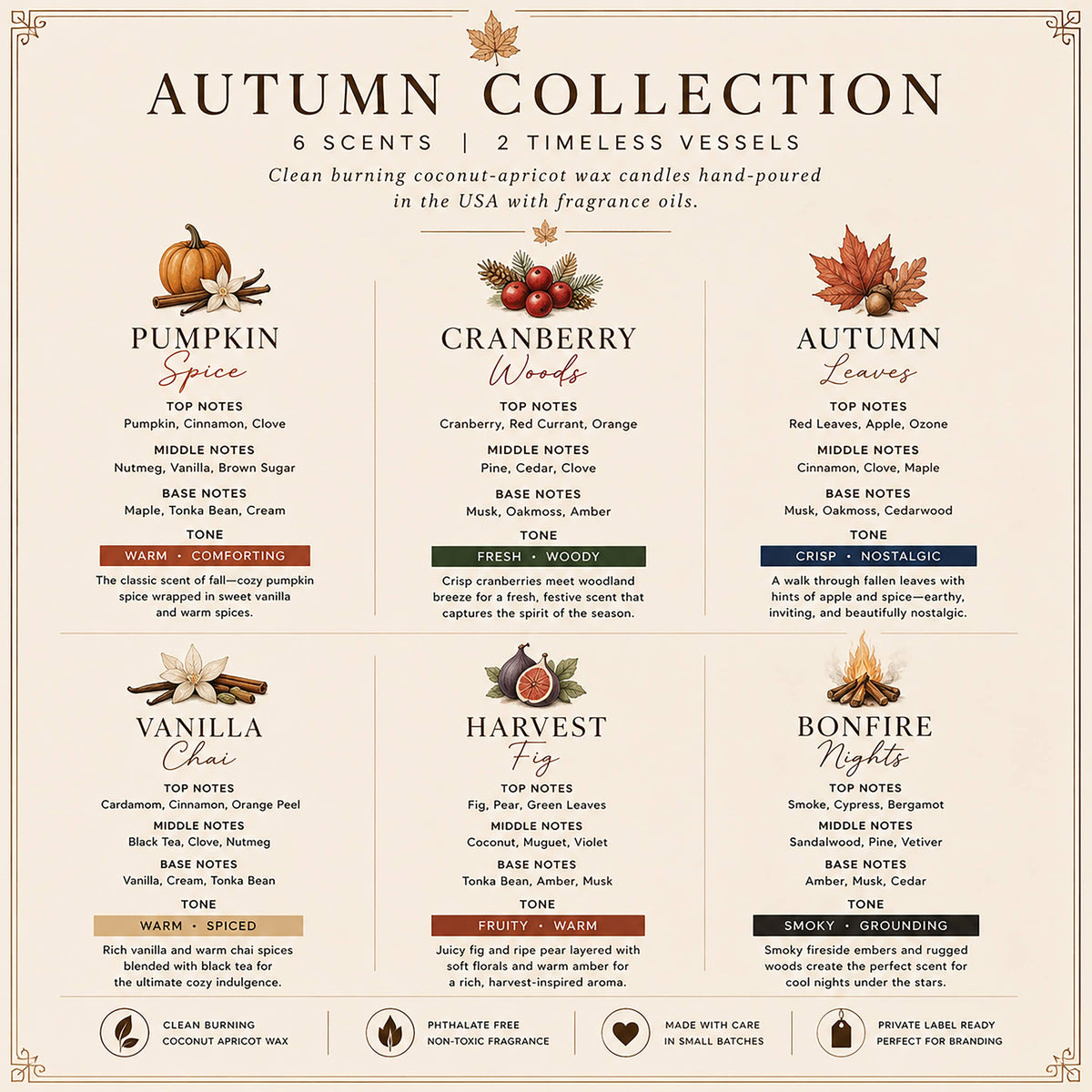 Autumn Collection | Wholesale Candles Boutiques & Gift Shops