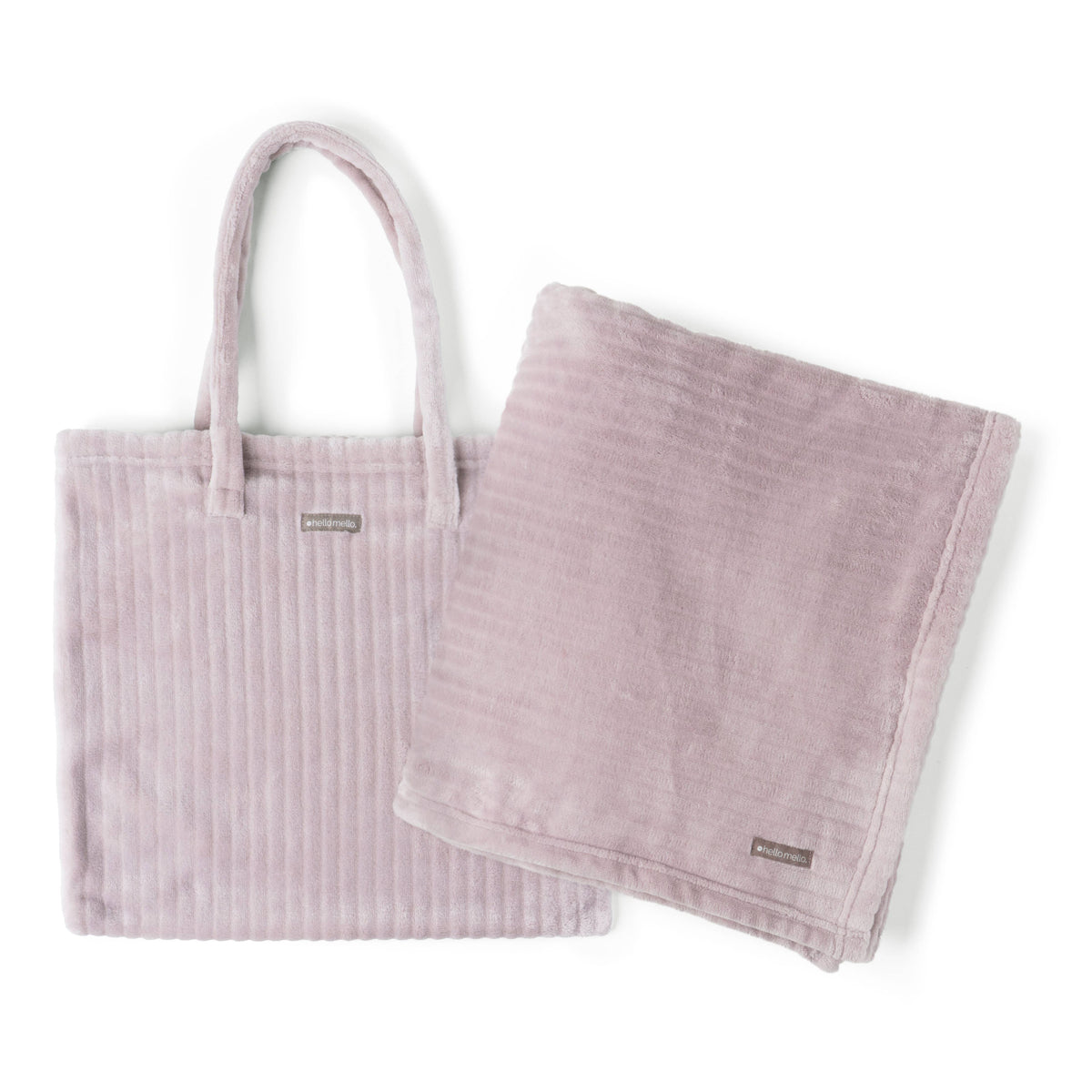 Hello Mello On My Way Tote Blanket Open Stock
