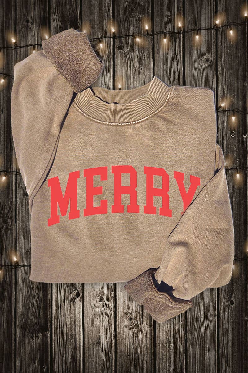 MERRY MINERAL GRAPHIC SWEATSHIRTS