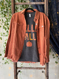 Washed Denim Shirt Jacket