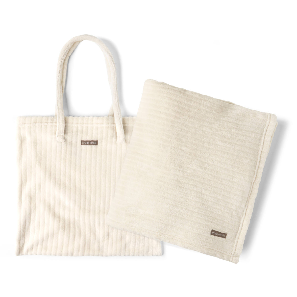 Hello Mello On My Way Tote Blanket Open Stock