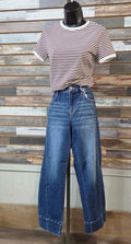 Slouchy Cropped Barrel Jeans