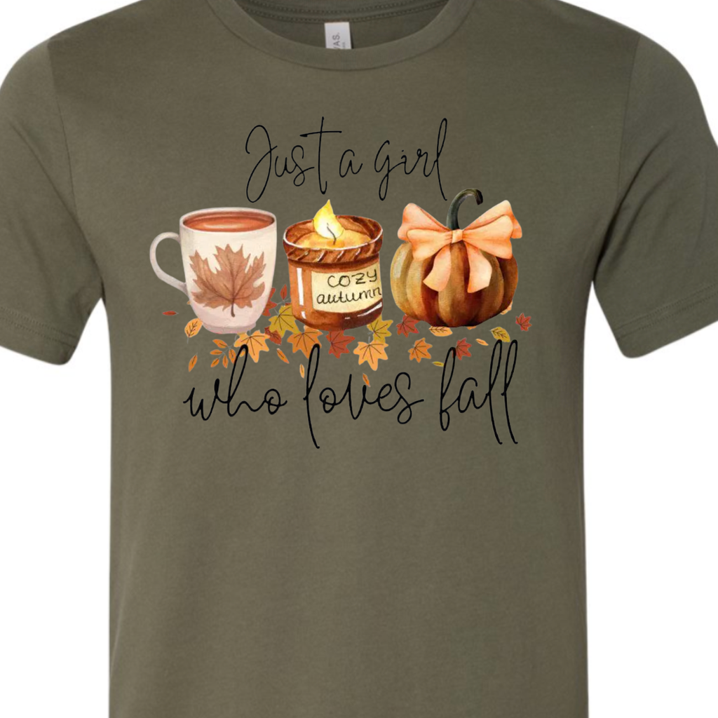 Just A Girl Who Loves Fall Tee