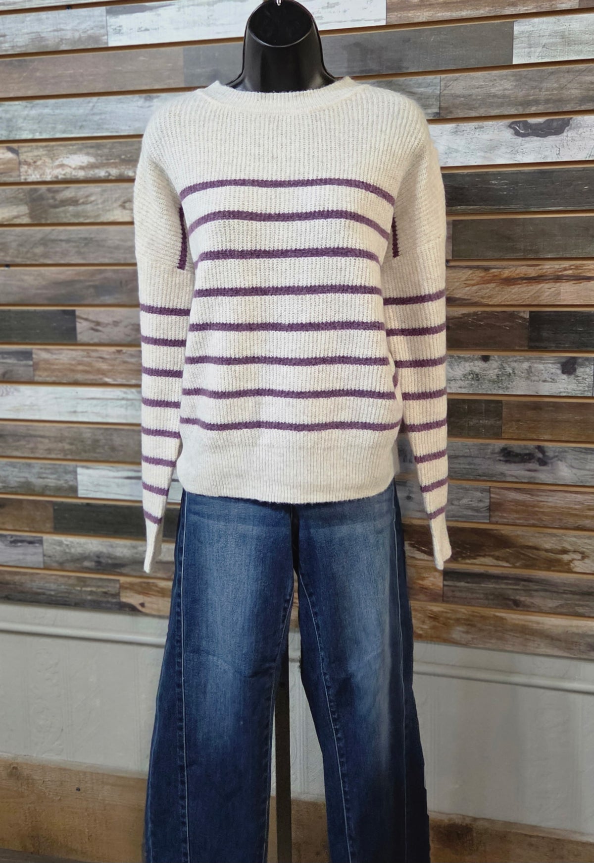 Super Cozy Striped Sweater