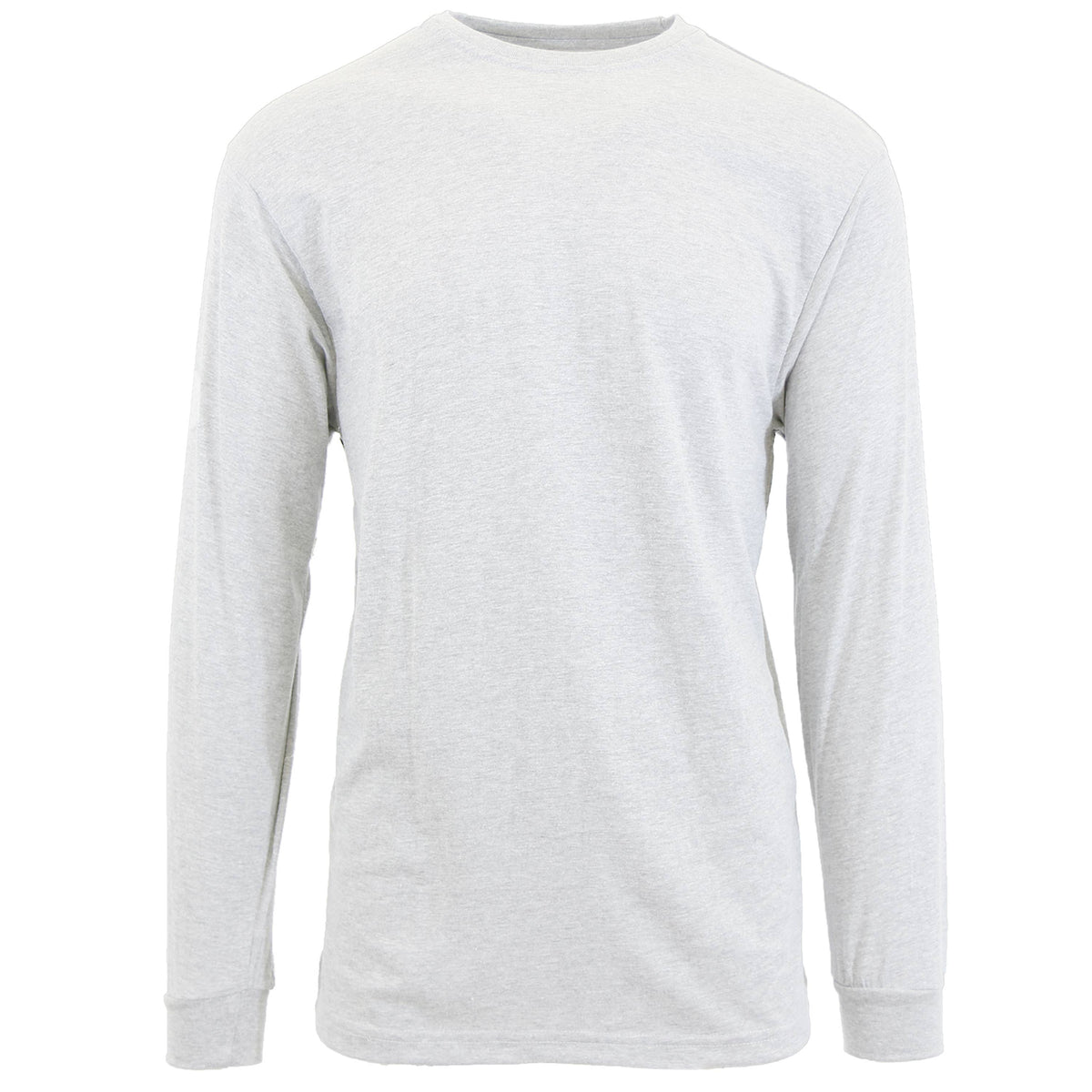 Men's Cotton-Blend Long Sleeve Crew Neck Tee