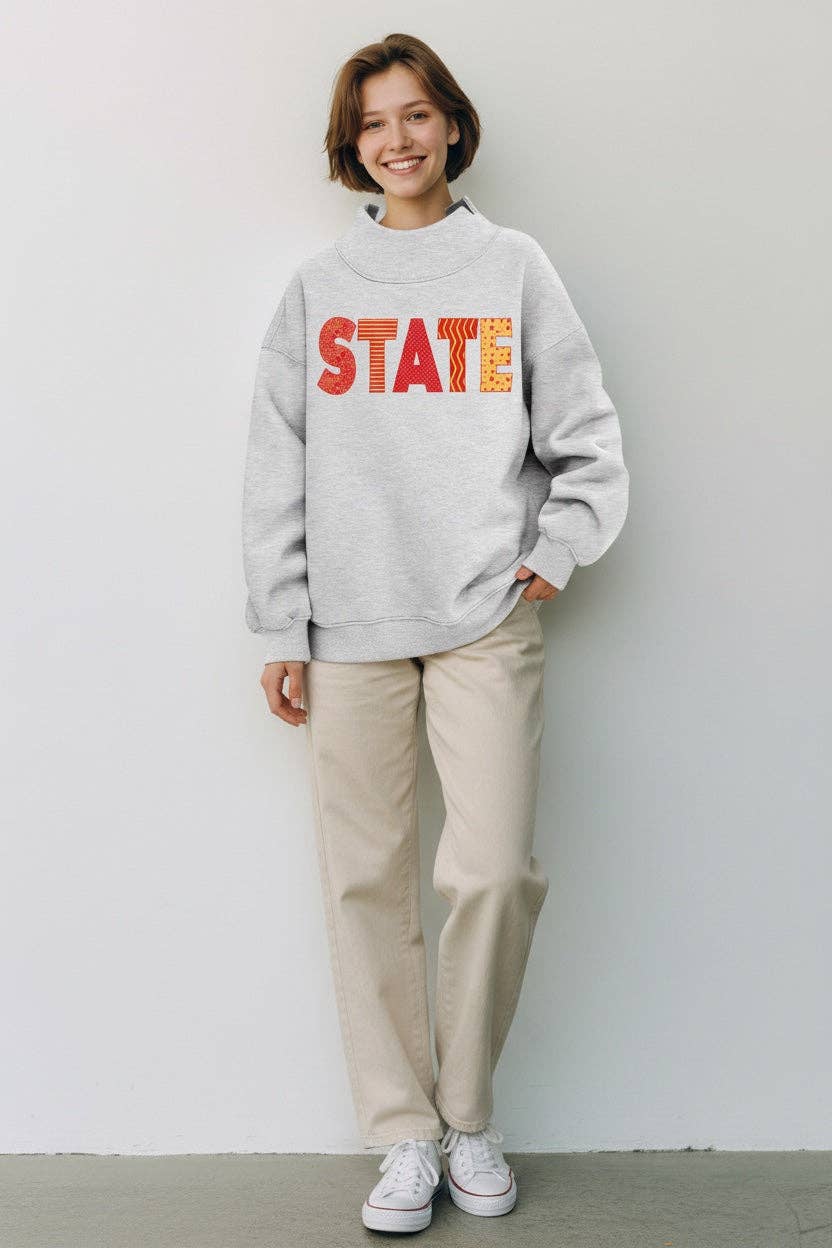 Iowa State Mock Neck Sweatshirt