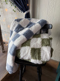 Checkerboard Plush Blanket