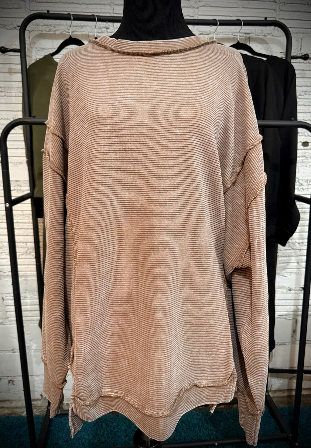 Double Ribbed Pullover