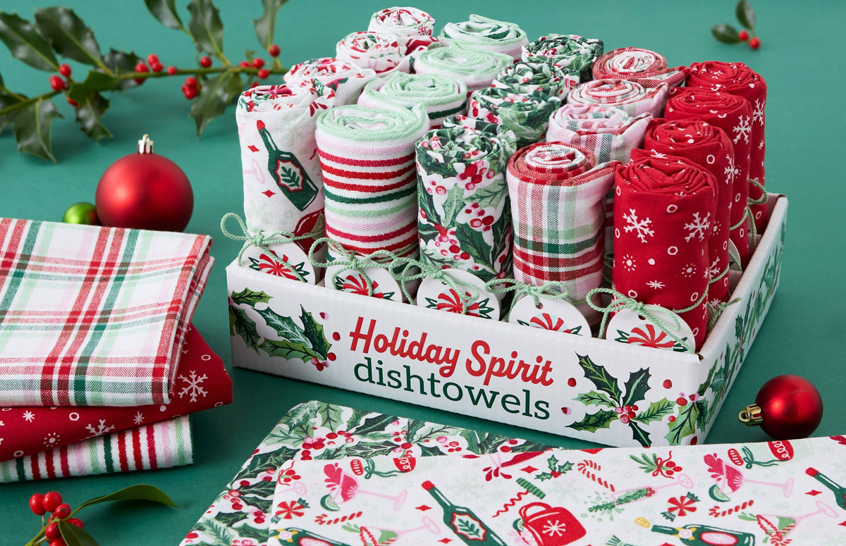 Holiday Spirit Assorted Dishtowels