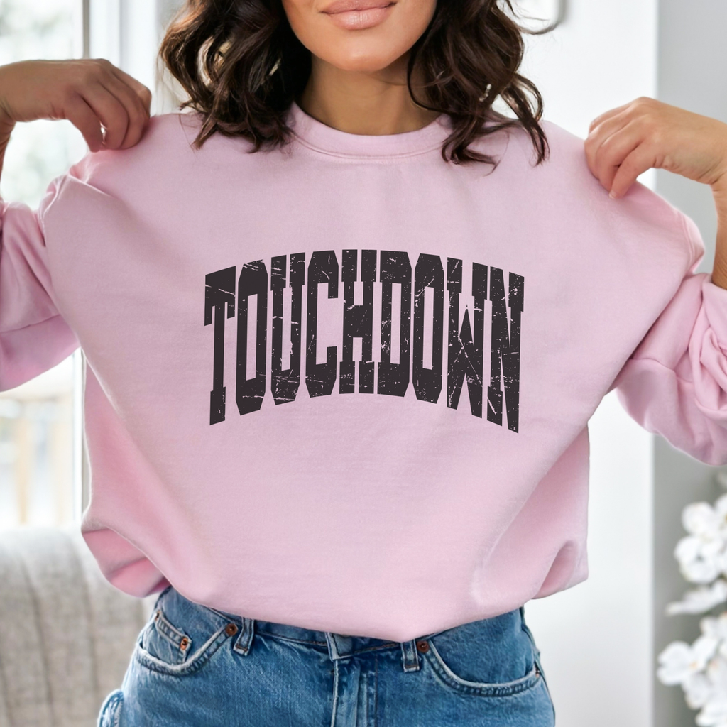 Varsity Touchdown Sweatshirt | Football Season Crewneck