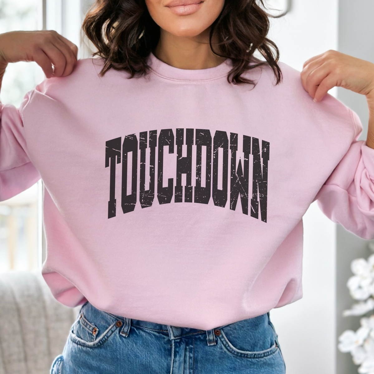 Varsity Touchdown Sweatshirt | Football Season Crewneck