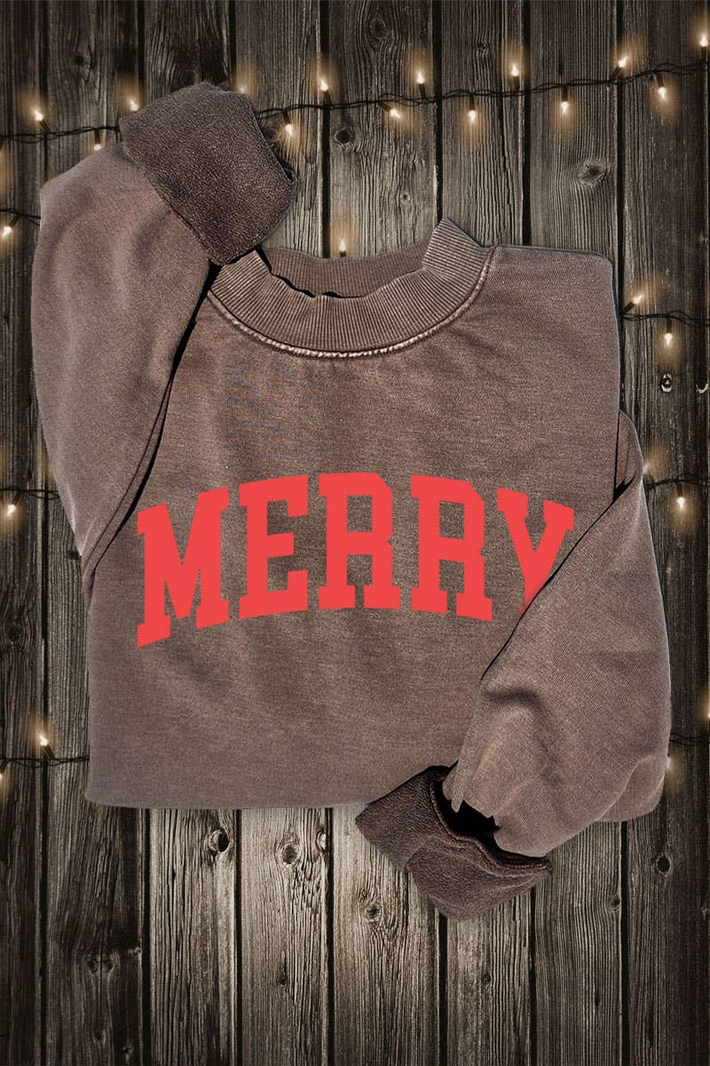 MERRY MINERAL GRAPHIC SWEATSHIRTS