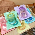 Fun Color Block Hair Tie Sets