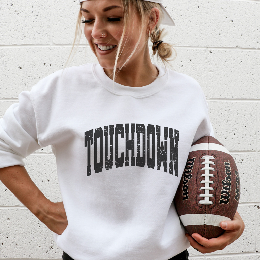 Varsity Touchdown Sweatshirt | Football Season Crewneck