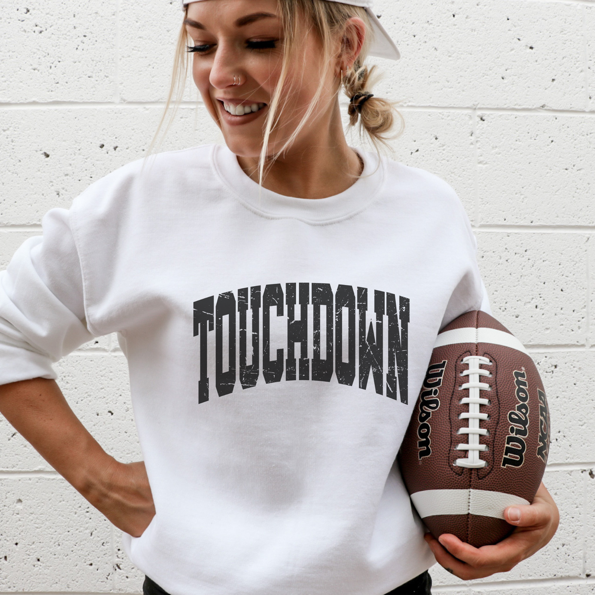 Varsity Touchdown Sweatshirt | Football Season Crewneck