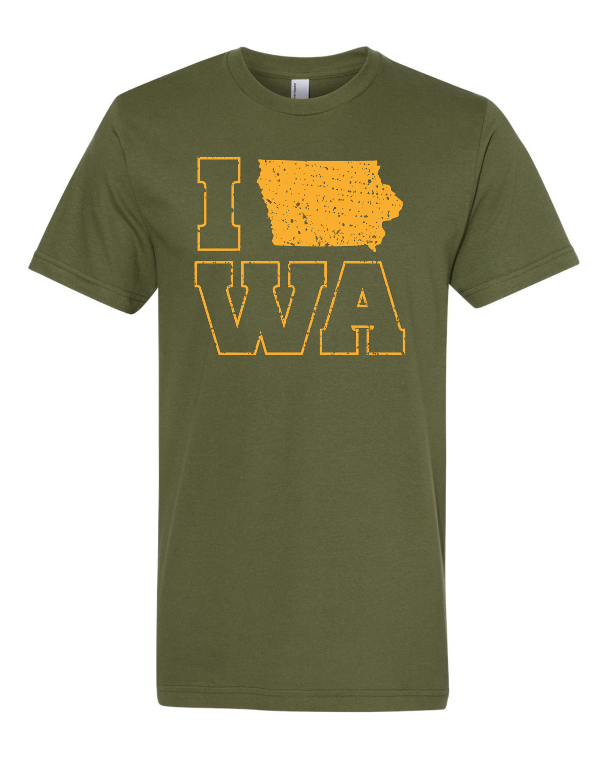 Iowa Grit Graphic Tee | Gold | Midwest