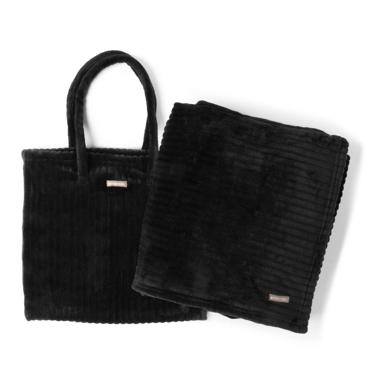 Hello Mello On My Way Tote Blanket Open Stock
